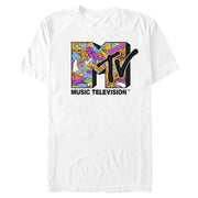 Men's MTV 80s Miscellany Logo  Adult T-Shirt