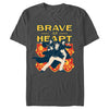 Men's Harry Potter Gryffindor Brave at Heart  Adult T-Shirt