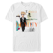 Men's David Bowie Reality  Adult T-Shirt