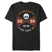 Men's Star Wars: The Bad Batch Skull Logo  Adult T-Shirt