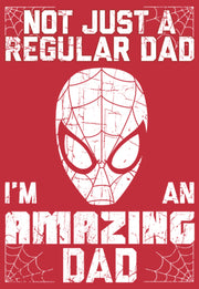 Men's Marvel Spider-Man Not Just a Regular Dad I'm an Amazing Dad  Adult Sweatshirt