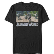 Men's Jurassic World Velociraptor Pack  Adult T-Shirt