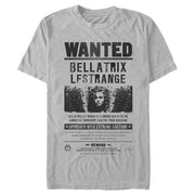 Men's Harry Potter Bellatrix Lestrange Wanted Poster  Adult T-Shirt