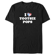 Men's Tootsie Pop I Love Tootsie Pops  Adult T-Shirt