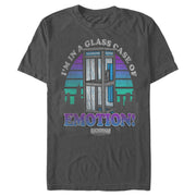 Men's Anchorman Glass Case of Emotion  Adult T-Shirt