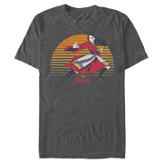 Men's Mulan Sunset Pose  Adult T-Shirt