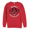 Men's Marvel Christmas Deadpool Merry Chimichangas  Adult Sweatshirt