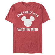 Men's Mickey & Friends This Family is in Vacation Mode  Adult T-Shirt