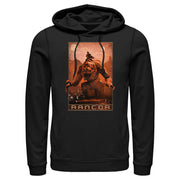 Men's Star Wars: The Book of Boba Fett Rancor on the Loose  Adult Pull Over Hoodie