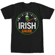 Men's Lost Gods St. Patrick's Day Irish Gauge  Adult T-Shirt