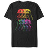 Men's Star Wars Darth Vader Helmet Rainbow  Adult T-Shirt