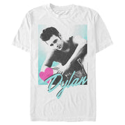 Men's Beverly Hills: 90210 Distressed Dylan Poster  Adult T-Shirt