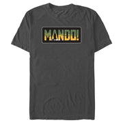 Men's Star Wars: The Mandalorian Mando! Sunset  Adult T-Shirt