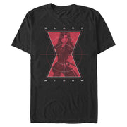 Men's Marvel Black Widow Hero Target  Adult T-Shirt