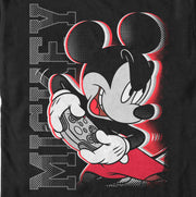 Men's Mickey & Friends Focused Gamer  Adult T-Shirt