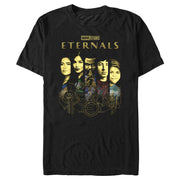 Men's Marvel Eternals Panel Portraits  Adult T-Shirt