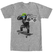 Men's Lost Gods Chimpanzee Hat Boombox  Adult T-Shirt