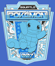 Men's Pokemon Squirtle Metallic Badge  Adult Tank Top