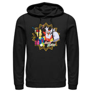 Men's Pokemon Christmas Pikachu and Delibird Happy Holidays  Adult Pull Over Hoodie