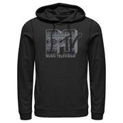 Men's MTV Tapestry Logo  Adult Pull Over Hoodie