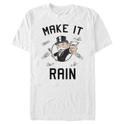 Men's Monopoly Pennybags Make It Rain  Adult T-Shirt