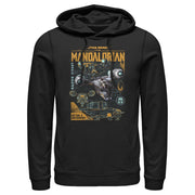 Men's Star Wars: The Mandalorian Razor Crest Capture and Containment  Adult Pull Over Hoodie