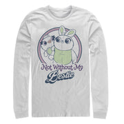 Men's Toy Story Ducky & Bunny Besties  Adult Long Sleeve Shirt