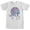 Men's Lost Gods Horse Henna Print  Adult T-Shirt