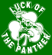 Men's Marvel St. Patrick's Day Black Panther Luck  Adult T-Shirt