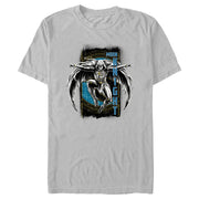 Men's Marvel: Moon Knight Jumping Into Action From Above  Adult T-Shirt