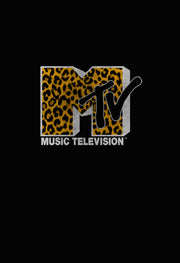 Men's MTV Cheetah Print Logo  Adult Tank Top