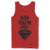 Men's Superman Father's Day Dad My Hero  Adult Tank Top