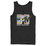 Men's MTV International Flag Logo  Adult Tank Top