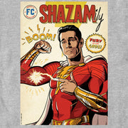 Men's Shazam! Fury of the Gods Shazamily Comic Book Cover  Adult T-Shirt