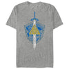 Men's Nintendo Legend of Zelda Hidden Pattern  Adult T-Shirt