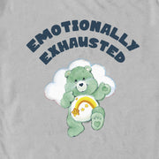 Men's Care Bears Emotionally Exhausted  Adult T-Shirt