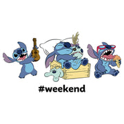 Men's Lilo & Stitch Weekend Party Time  Adult T-Shirt