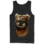 Men's Star Wars Wicket Ewok  Adult Tank Top