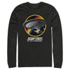 Men's Star Trek: The Next Generation Rainbow USS Enterprise Circle Galaxy Stars  Adult Long Sleeve Shirt