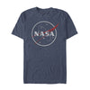 Men's NASA Sleek Glitter Logo  Adult T-Shirt