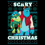 Men's Monsters Inc Monsters Inc. Mike and Sully Scary Christmas  Adult T-Shirt