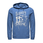 Men's Star Wars Christmas AT-AT Dashing Snow  Adult Pull Over Hoodie