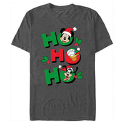 Men's Mickey & Friends Ho Ho Ho Christmas  Adult T-Shirt