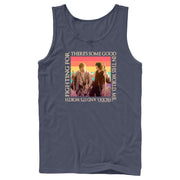 Men's The Lord of the Rings Fellowship of the Ring Frodo and Samwise There's Some Good Rainbow  Adult Tank Top