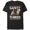 Men's Despicable Me Minions Safety Third  Adult T-Shirt