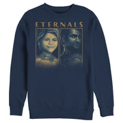 Men's Marvel Eternals Sprite and Kingo  Adult Sweatshirt