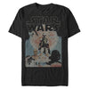 Men's Star Wars Boba Fett and Droids  Adult T-Shirt