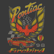 Men's General Motors Retro Pontiac Firebird Logo  Adult T-Shirt