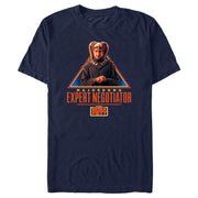 Men's Star Wars: The Book of Boba Fett Majordomo Expert Negotiator  Adult T-Shirt