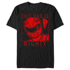 Men's Power Rangers Red Ranger This Dad Is Mighty  Adult T-Shirt